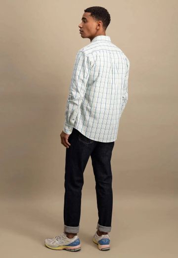 FYNCH HATTON COMBI CHECK SHIRT