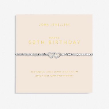 JOMA Happy 50th Birthday Bracelet