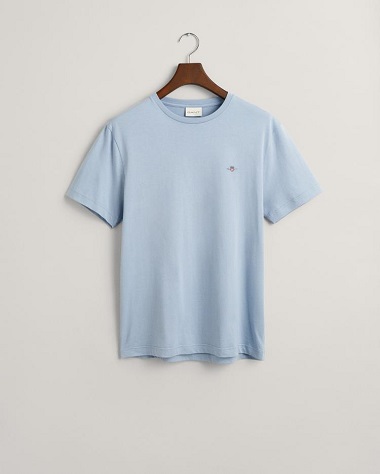 GANT Shield T-Shirt Dove Blue