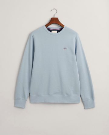 GANT REG SHIELD C-NCEK SWEAT FRESH BLUE