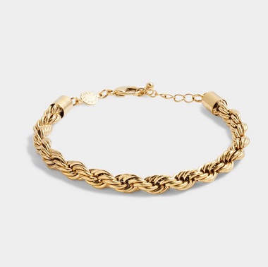 KL Reine Waterproof Gold Rope Bracelet