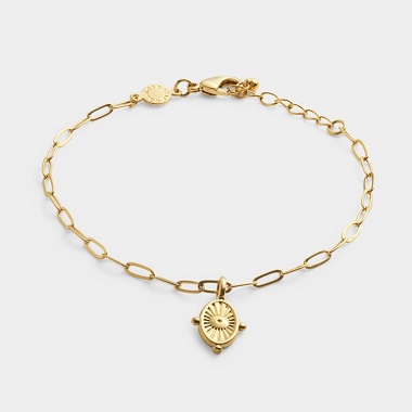 KL Talis Waterproof Gold Charm Bracelet