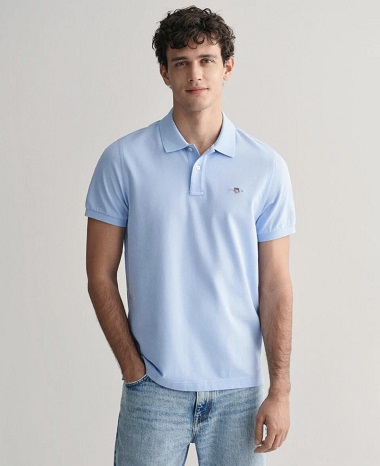 GANT Shield Polo Capri Blue