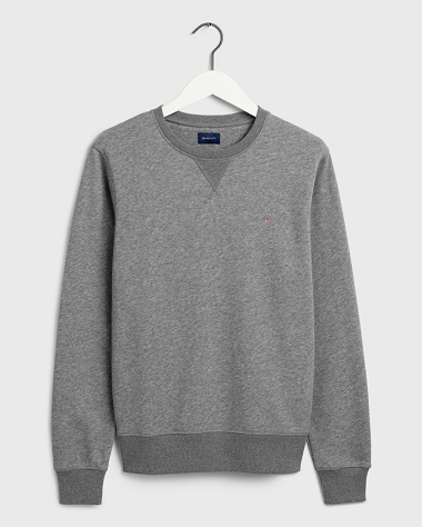 GANT Sweat Grey Melange