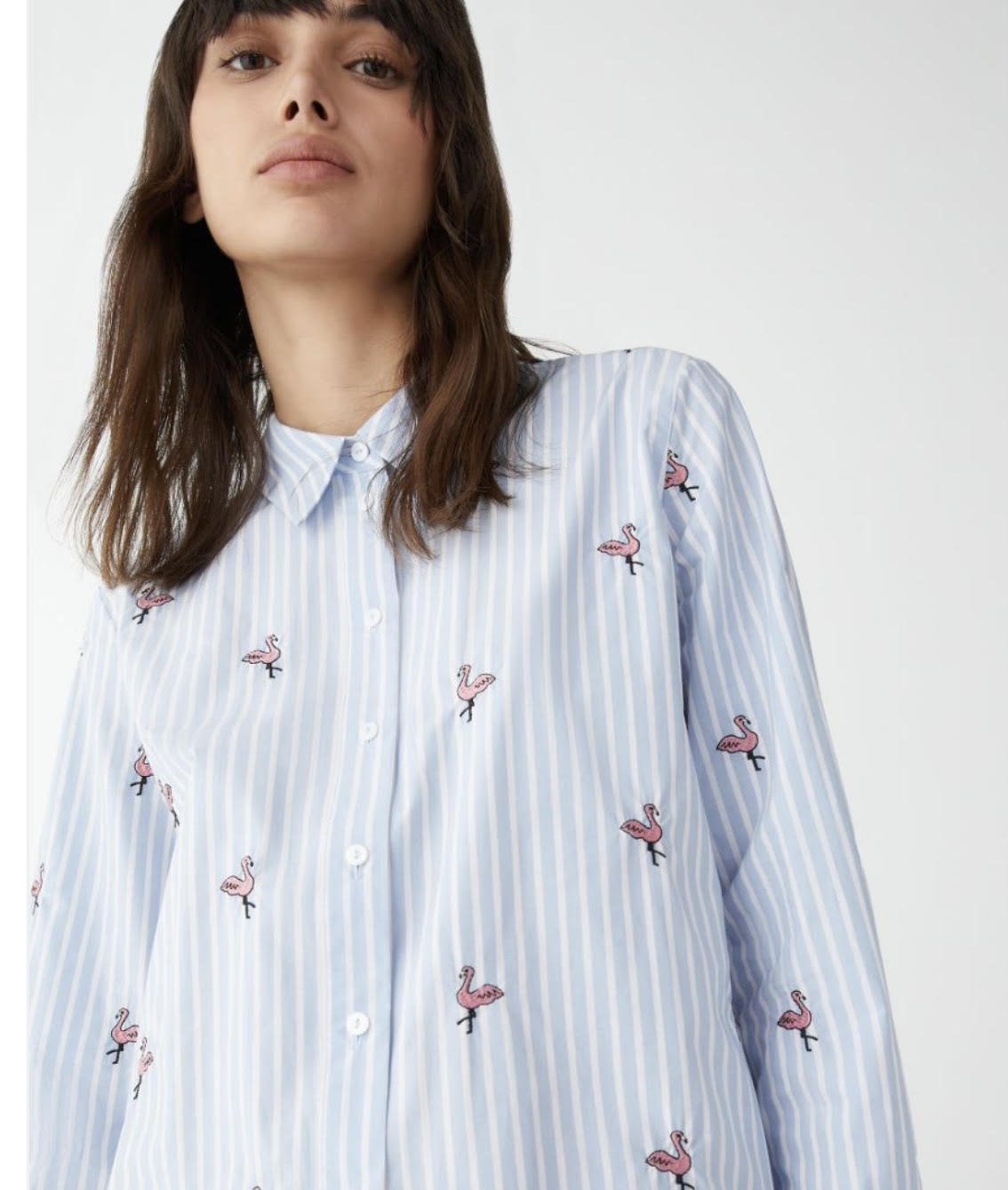 iBLUES LAMINA FLAMINGO SHIRT