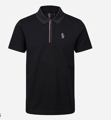 LUKE PERFORMANCE Zip Polo